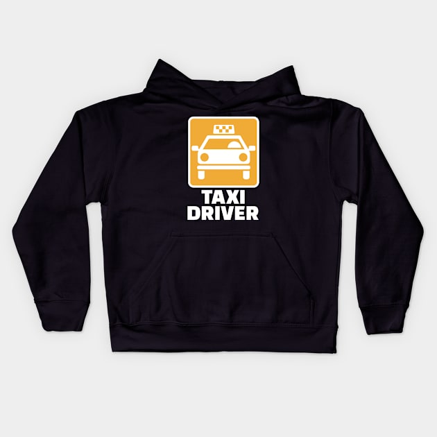 Taxi driver Kids Hoodie by Designzz